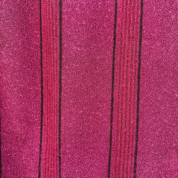 Purple striped romper one piece ties in front, size Medium - Picture 7 of 8